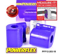 Powerflex Anteriore Bronzine Barra Antirollio 18mm per Citroen C2 (03-09)