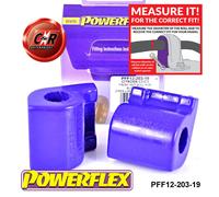 Powerflex Anteriore Bronzine Barra Antirollio 19mm per Citroen C2 (2003-2009)