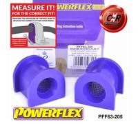Powerflex Road Fr Barra Antirollio Supporti 19mm per Rover Metro, MG & Turbo