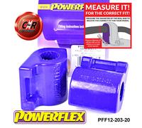 Powerflex Anteriore Bronzine Barra Antirollio 20mm Per Citroen C2 PFF12-203-20