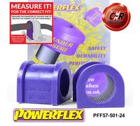 Powerflex Fr o, Spazzole 24mm per Porsche 911 997 + Turbo 2005-2012 PFF57-501-24