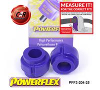 Powerflex Anteriore Bronzine Barra Antirollio 25mm per Audi RS6 C5 2002-2005