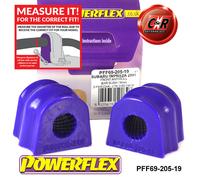Powerflex Anteriore Bronzine Barra Antirollio Per Forester SG 02-08 PFF69-205-19