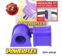 Powerflex Anteriore eibach o,Spazzole 26mm per Alfa Romeo 147 2000-2010