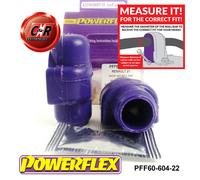 Powerflex Anteriore o , A Boccole Del Braccio 22mm per Renault 21 + Turbo 86-94