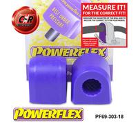 Powerflex Anteriore o ,A Telaio Spazzole 18mm Per Legacy Bd Bg 93-99 PF69-303-18