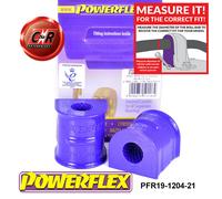 Powerflex RR o, A Telaio Spazzole 21mm Per Ford Focus 2 S.05-10 PFR19-1204-21