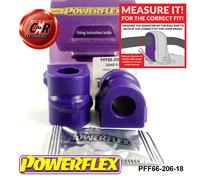Powerflex Road Ant. o , Supporto Spazzole 18mm per Saab 9-5 98-2010 YS3E