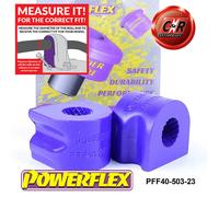 Powerflex Anteriore o,Interno Spazzole 23mm per Classe C Sport Coupé 00-11