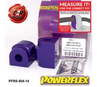 Powerflex RR Barra Rollio Mnt Spazzole 14mm Per BMW E39 540 96-04 PFR5-504-14