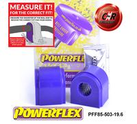 Powerflex Anteriore o,Spazzole 19.6mm per Skoda Mk2 2004-2012 PFF85-503-19.6