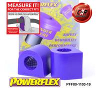 Powerflex Anteriore o,Spazzole 19mm per Vauxhall/Opel Corsa E 2015on