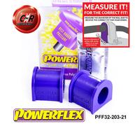 Powerflex Anteriore o,Spazzole 21mm Per Land Rover (97-2006) PFF32-203-21