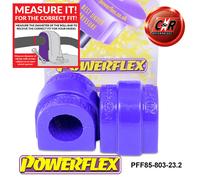 Powerflex Anteriore o,Spazzole 23.2mm per Seat Ateca (2016 Su) PFF85-803-23.2