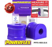 Powerflex Anteriore o,Spazzole 23.5mm per BMW x Series X3 E83 (03-10)
