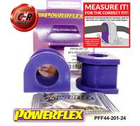 Powerflex Anteriore o,Spazzole 24mm per Mitsubishi Evo 7+8+9 Inc 260