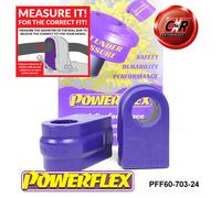 Powerflex Anteriore o , Spazzole - 24mm per Renault Megane III Rs (08-17)