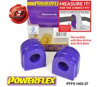 Powerflex Anteriore Barra Rollio Mnt Spazzole 27mm Per BMW E70 X5 (2006-2013)