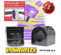 Powerflex Anteriore o,Spazzole 32.5mm per Jaguar XF, Xfr X250 (08-15)