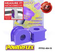 Powerflex Anteriore o,Supporti 19mm per Rover 200 + 400 Serie Vecchio Forma