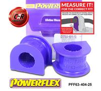 Powerflex Anteriore o,Supporti 25mm per Rover 200 Coupe + Turbo (92-88)