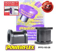 Powerflex Fr o, Spazzole 28mm per Aston Martin V12 Zagato 2011-2012 PFF2-103-28