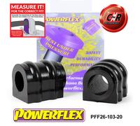 Powerflex Anteriore Rollio Bronzine Barra 20mm per Kia Soul Am (2008-2013)