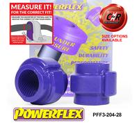 Powerflex Anteriore Rollio Bronzine Barra 28mm per Audi A7 Quattro 4G8 (10-17)