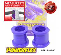 Powerflex Anteriore Rollio Bronzine Barra 30mm Per Elemento 2003 - 2011