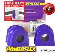 Powerflex Anteriore Rollio Bronzine Barra Per Outback (1998 - 2003) PFF69-205-20
