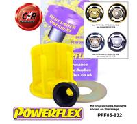 Powerflex Basso Engmnt Grande Inserti per Skoda Octavia Mk4 Multilink 19on