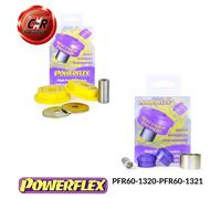 Powerflex Basso Motore L+ Piccolo Spazzole per Clio V6 01-05 PFR60-1320