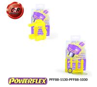 Powerflex Basso Supporto Motore + Superiore Coppia Asta Inserti per Evoque L538