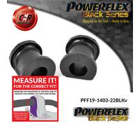 Powerflex Black Ant. Barra Rollio Supporti 22mm Per Ford Capri Mk1 & Mk2