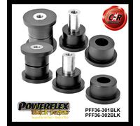 Powerflex Black Ant. Basso Forcella + RR Spazzole per Mazda RX-7 Gen 3-FD3S