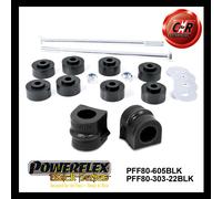 Powerflex Black Ant. Fuori o, Supporti + o , Mnt Spazzole 22mm Per Manta B 82-88