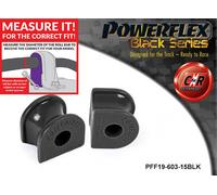 Powerflex Black Ant. Rollio Bronzine Barra 15mm Per Ford Ka (1996-2008)