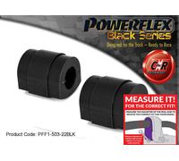Powerflex Black Ant. Rollio Bronzine Barra 22mm per Alfa Romeo 159 05-11