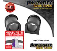 Powerflex Black Anteriore Antirollio Barra Supporti 26mm Per Rover 800
