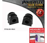 Powerflex Black Anteriore o ,Spazzole Per Legacy Be & Bh (98-03) PFF69-205-18BLK