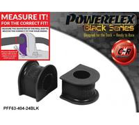 Powerflex Black Serie Anteriore Barra Antirollio Supporti 24mm per Rover 75
