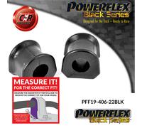 Powerflex Black Anteriore Antirollio Barra Supporti 22mm Per Ford Capri Mk3