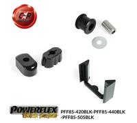 Powerflex Black Anteriore Inferiore Spazzole + Superiore Motore Inserto Per Audi