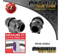 Powerflex Black Anteriore o,Esterno Supporti per Renault 5 Mk2 1985-1995