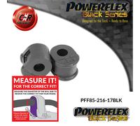Powerflex Black Anteriore o ,IN Spazzole 17mm per VW Caddy Mk1 85-96