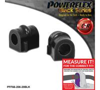 Powerflex Black Fr o, Supporto Spazzole 20mm Saab 9-5 98-10 YS3E PFF66-206-20BLK