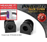 Powerflex Black Anteriore o,Spazzole 20.5mm Per Micra K12 03-09