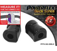 Powerflex Black Anteriore o,Spazzole 20mm Per BMW E30 3 Serie 82-91