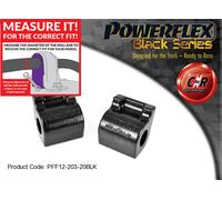 Powerflex Black Anteriore o,Spazzole 20mm per Citroen C2 (03-09)