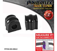 Powerflex Black Anteriore o,Spazzole 20mm Per Interno 98-03) PFF69-205-20BLK